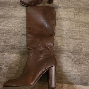 Brown boots w/ 3.5" heel